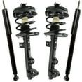 thumbnail image 1 of AutoShack Front and Rear Complete Strut & Coil Spring Assemblies & Shock Absorbers - Driver and Passenger Side for Mercedes-Benz, C230 2002-2007 C240 2001-2005, RWD L4 1.8L 2.3L V6 2.5L 2.6L, 1 of 5