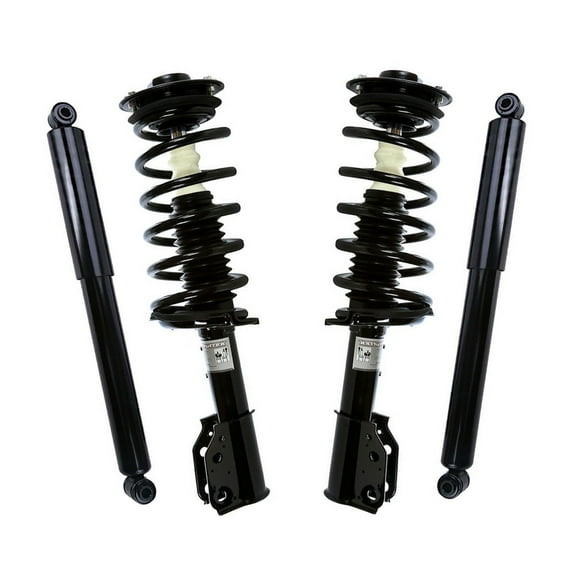 AutoShack Front Complete Strut & Coil Spring Assembly with Rear Shock Absorbers Set for Saturn Vue 2007-2010 Chevrolet Equinox | Full-vehicle Suspension System Replacement Kit CST272528-KS21260