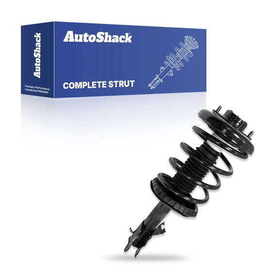 AutoShack Front Complete Strut Assembly with Coil Spring, 1pc, Passenger Side for Nissan Maxima 2002-2003 FWD 3.5L