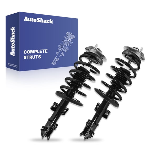 AutoShack Front Complete Strut & Coil Spring | Replacement for 2003-2013 Volvo XC90 | 2-PC