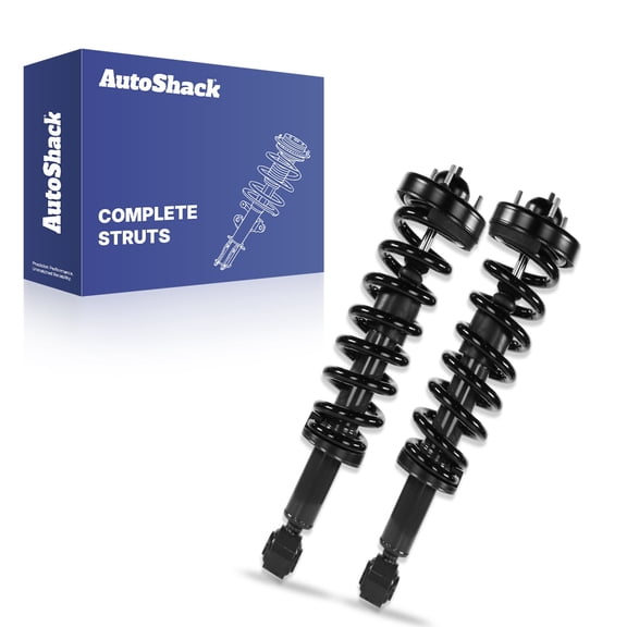 AutoShack Front Complete Strut & Coil Spring Assemblies - Driver and Passenger Side for Ford & Lincoln, F-150 2004-2008 Mark LT 2006-2008, RWD V6 4.2L V8 4.6L 5.4L