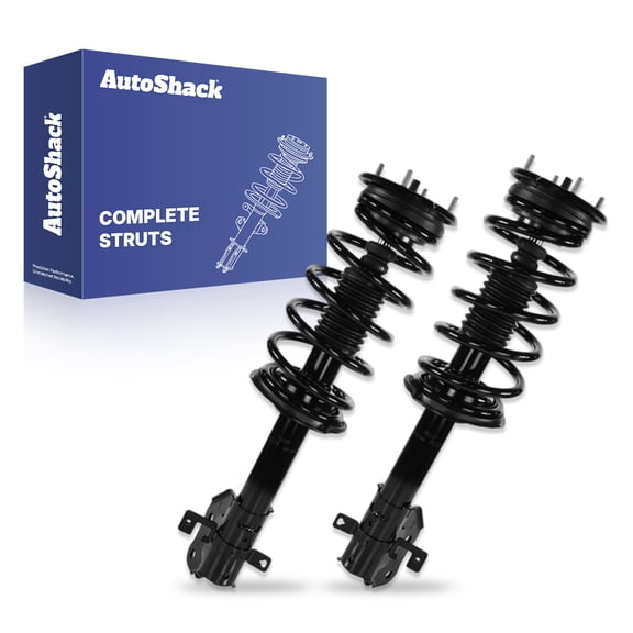 AutoShack Front Complete Strut & Coil Spring Assemblies - Driver and Passenger Side for Ford & Lincoln, Edge 2011-2014 MKX 2011-2015, AWD FWD V6 3.5L 3.7L