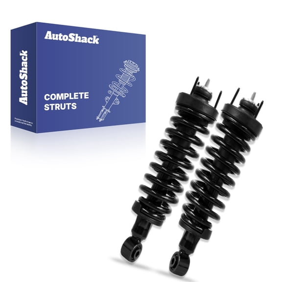 AutoShack Front Complete Strut & Coil Spring Assemblies - Driver and Passenger Side for Ford & Mercury, Crown Victoria 2003-2011 Grand Marquis 2003-2011, RWD V8 4.6L