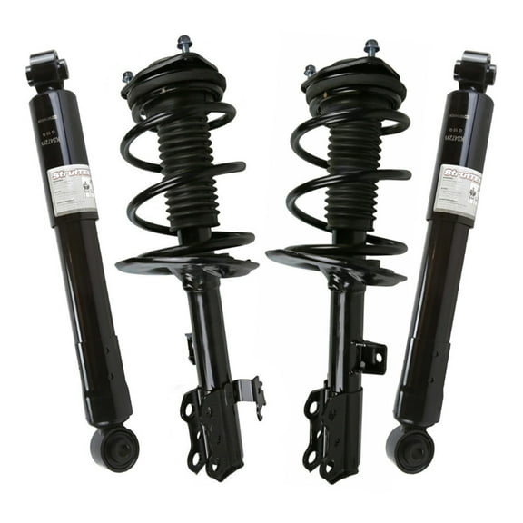 AutoShack Front and Rear Complete Strut & Coil Spring Assemblies & Shock Absorbers - Driver and Passenger Side for Toyota, RAV4 2013-2018, AWD FWD L4 2.5L