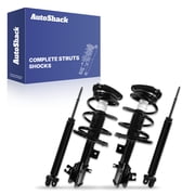 AutoShack Front and Rear Complete Strut & Coil Spring Assemblies & Shock Absorbers - Driver and Passenger Side for Nissan, Maxima 2009-2014, FWD V6 3.5L