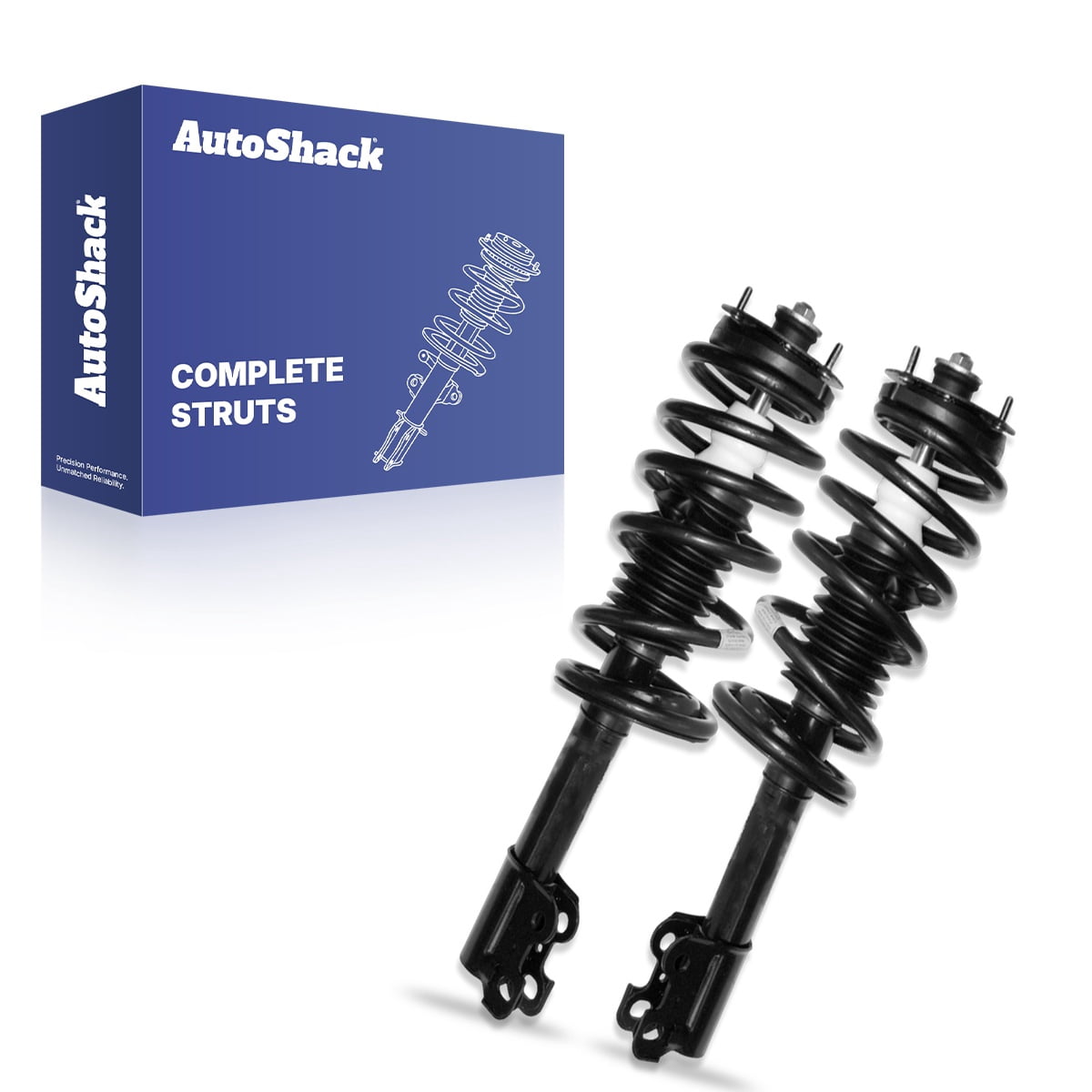 AutoShack Front Complete Strut & Coil Spring Assemblies - Driver and Passenger Side for Saturn, SL2 1991-2002 SL1 1991-2002 SC2 1993-2002 SC1 1993-2002, FWD L4 1.9L