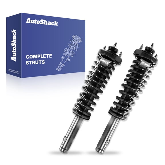 AutoShack Front Complete Strut & Coil Spring Assemblies - Driver and Passenger Side for Honda, CR-V 1997-2001, 4WD FWD L4 2.0L