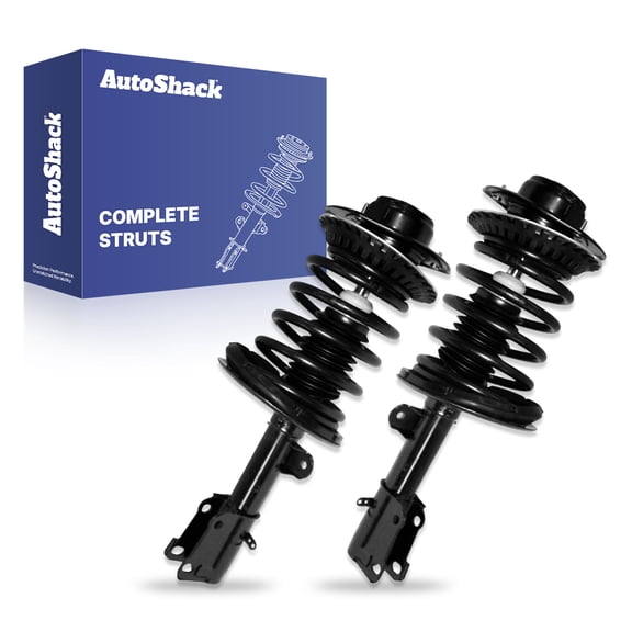 AutoShack Front Complete Struts Assembly with Coil Springs, 2pcs, Driver & Passenger Side for Dodge Grand Caravan 2001-2007 FWD 3.3L 3.8L