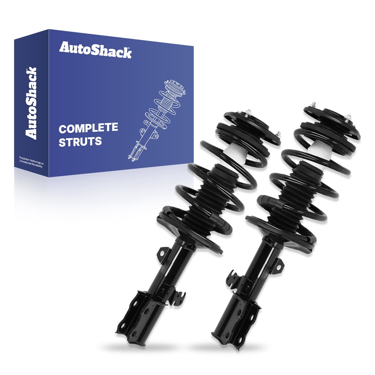 AutoShack Front Complete Strut & Coil Spring Assemblies - Driver and Passenger Side for Toyota, Corolla 2003-2008, FWD L4 1.8L