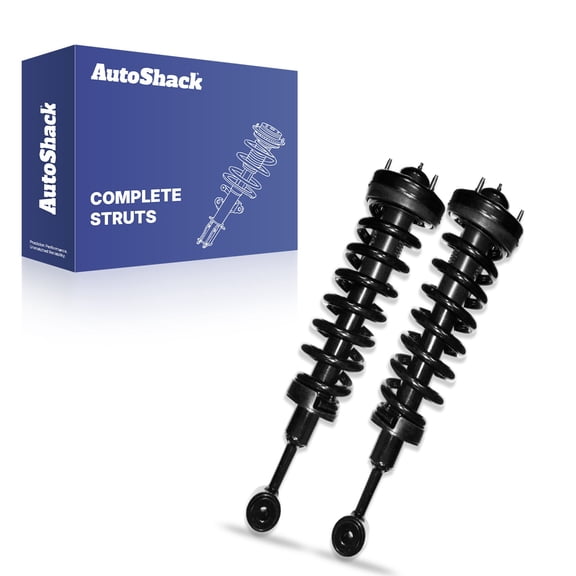 AutoShack Front Complete Strut & Coil Spring Assemblies - Driver and Passenger Side for Ford & Lincoln, F-150 2004-2008 Mark LT 2006-2008, 4WD AWD V6 4.2L V8 4.6L 5.4L
