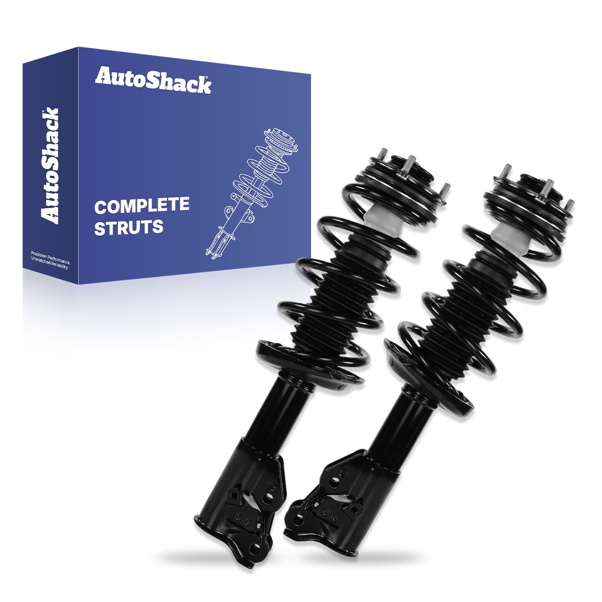 AutoShack Front Complete Strut & Coil Spring Assemblies - Driver and Passenger Side for Honda & Acura, Civic 2006-2011 CSX 2006-2011, FWD L4 1.3L 1.8L 2.0L