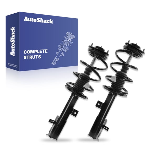 AutoShack Front Complete Strut & Coil Spring Assemblies - Driver and Passenger Side for Dodge, Caliber 2007-2012, FWD L4 2.0L