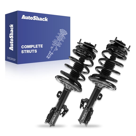 AutoShack Front Complete Strut & Coil Spring Assemblies - Driver and Passenger Side for Toyota, Camry 2007-2011, FWD L4 2.4L 2.5L