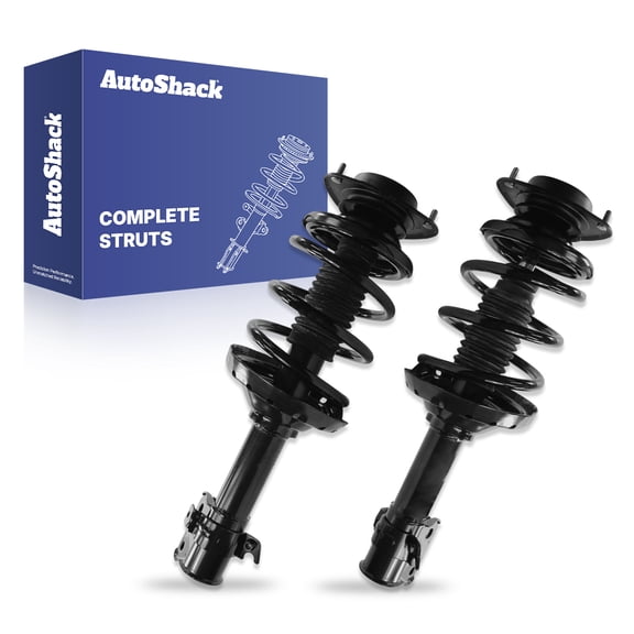 AutoShack Front Complete Strut & Coil Spring Assemblies - Driver and Passenger Side for Subaru, Forester 2009-2013, AWD H4 2.5L
