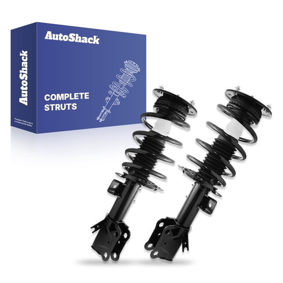 AutoShack Front Complete Strut & Coil Spring Assemblies - Driver and Passenger Side for Ford, Fusion 2013-2020, FWD L4 1.5L 1.6L 2.0L 2.5L