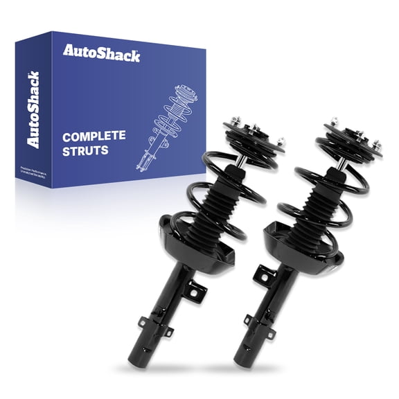 AutoShack Front Complete Strut & Coil Spring | Replacement for 2013-2017 Honda Accord | 2-PC