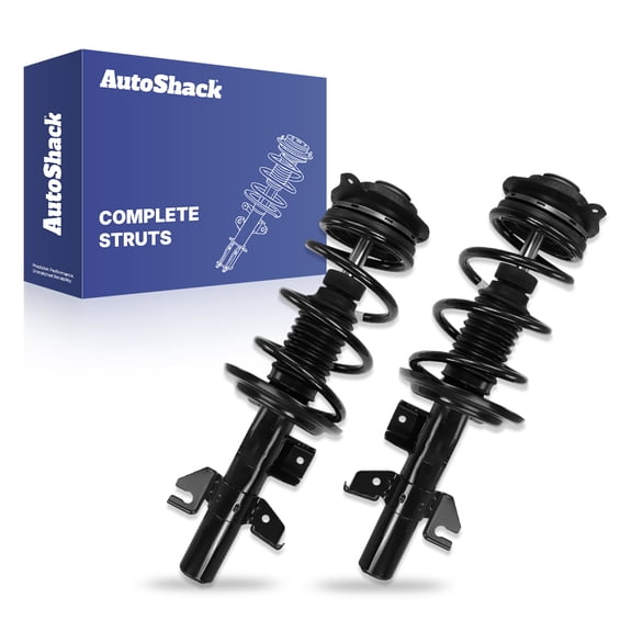 AutoShack Front Complete Strut & Coil Spring Assemblies - Driver and Passenger Side for Dodge, Dart 2013-2016, FWD L4 1.4L 2.0L 2.4L