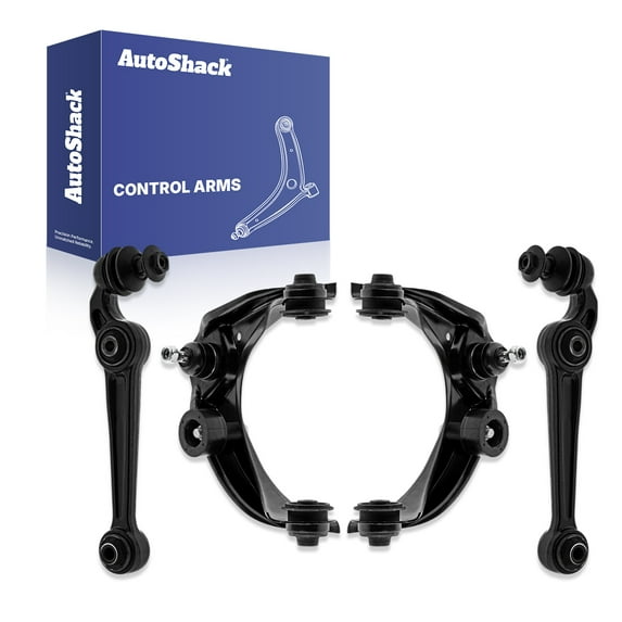 AutoShack Front Control Arms and Ball Joint with Bushings for Ford, Lincoln, Mercury & Mazda, Fusion 2007-2012 MKZ 2007-2012 Milan 2007-2011 6 2008, AWD FWD L4 2.3L 2.5L V6 3.0L 3.5L, 4-Piece Kit
