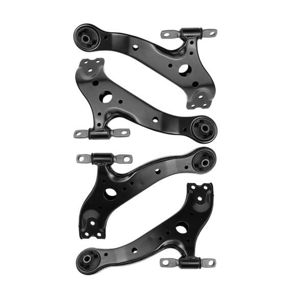 AutoShack Front Control Arms with Bushings for Toyota & Lexus, Camry 2007-2011 ES350 2007-2012, FWD L4 2.4L 2.5L V6 3.5L, 4-Piece Kit