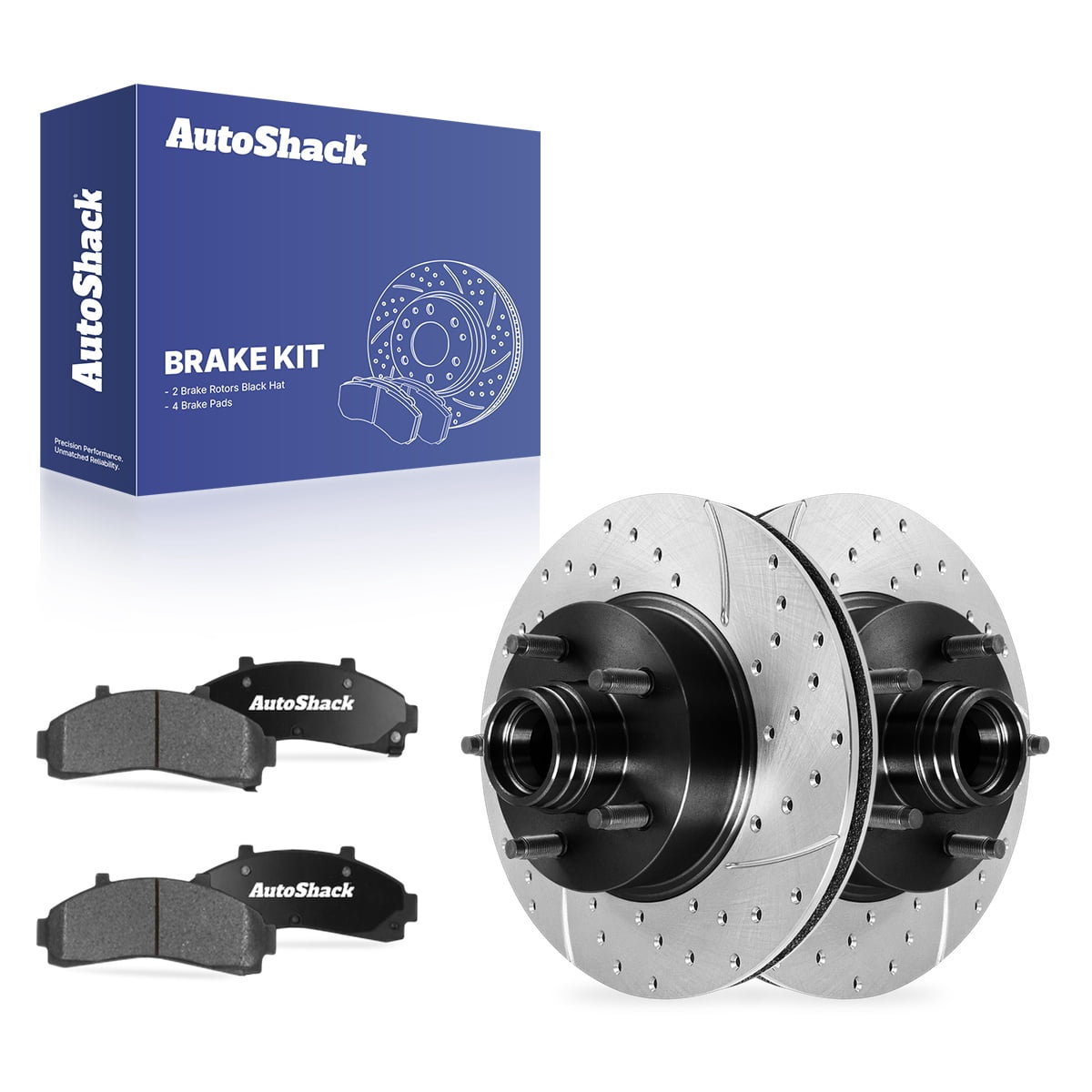 Ford Ranger Rotor Replacement AutoShack Front Brake Rotors & Ceramic Pads for Ford, Ranger 1998-2002 ...