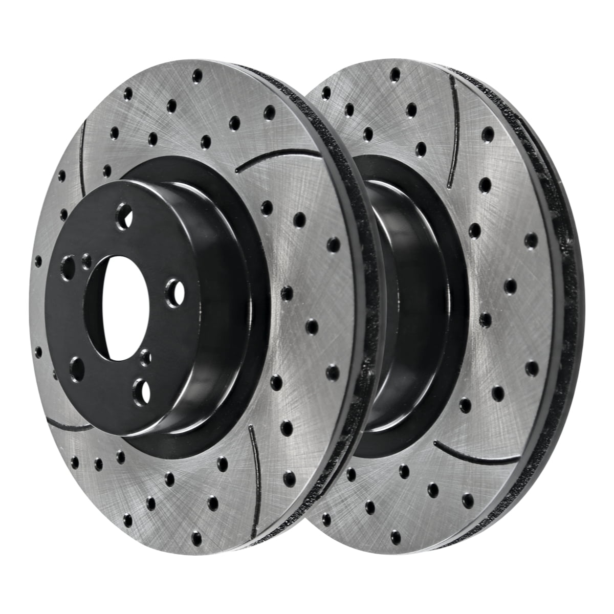 R1 CONCEPTS E-Line Series Brake Rotors W/Ceramic Brake Pads (Fits: SUBARU FORESTER 2010-2013, IMPREZA 2011-2014, LEGACY 2013-2014, OUTBACK 2013-2014, WRX 2012-2014) - WRAPS - Foto 5