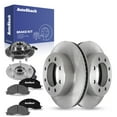 thumbnail image 1 of AutoShack Front Brake Rotors, Ceramic Pads & Hub Bearing Assemblies for Ram, 1500 2012, 4WD RWD V6 3.7L V8 4.7L 5.7L - 14.17" (360 mm), 8-Lug, 1 of 5