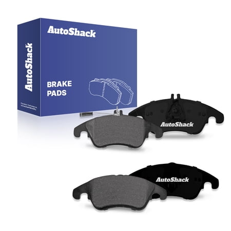 AutoShack Front Premium Ceramic Brake Pad Set for Mercedes-Benz, E350 2010-2016 C300 2008-2011, 2013-2014 C250 2012-2015 E400 2013-2017 SLK250 2012-2015 SLK350 2012-2016, RWD AWD L4 1.8L V6 3.0L 3.5L