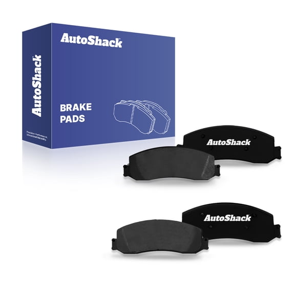 AutoShack Front Ceramic Brake Pad Set for Ford, F-350 Super Duty 2011-2012 F-250 Super Duty 2010, 2012, 4WD RWD V8 5.4L 6.2L 6.4L 6.7L V10 6.8L