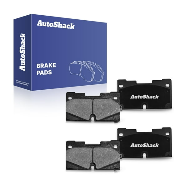 AutoShack Front Ceramic Brake Pad Set | Replacement for 2019-2025 Chevrolet Silverado 1500 2019-2025 GMC Sierra 1500 2021-2025 GMC Yukon | 4-PC