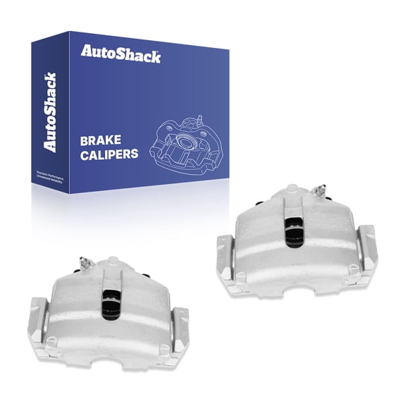 AutoShack Front Brake Calipers for Volkswagen, Jetta 2005-2018 Beetle 2012-2017 GTI 2006-2014 CC 2009-2017 Eos 2007-2016, FWD L4 2.0L L5 2.5L V6 3.2L 3.6L, Left and Right, Pair