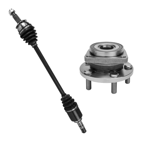 AutoShack Front Left or Right CV Axle Shaft Wheel Hub Bearing Assembly Replacement for 2005-2009 Subaru Outback AWD 2005-2009 Subaru Legacy AWD Driver or Passenger Side 5-Lug 5 HUB010200140