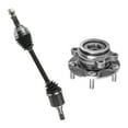 thumbnail image 1 of AutoShack Front Left CV Axle Shaft Wheel Hub Bearing Assembly Replacement for 2008-2013 Nissan Rogue FWD 2007-2012 Nissan Sentra FWD Driver Side 5-Lug 5 HUB010200261, 1 of 3