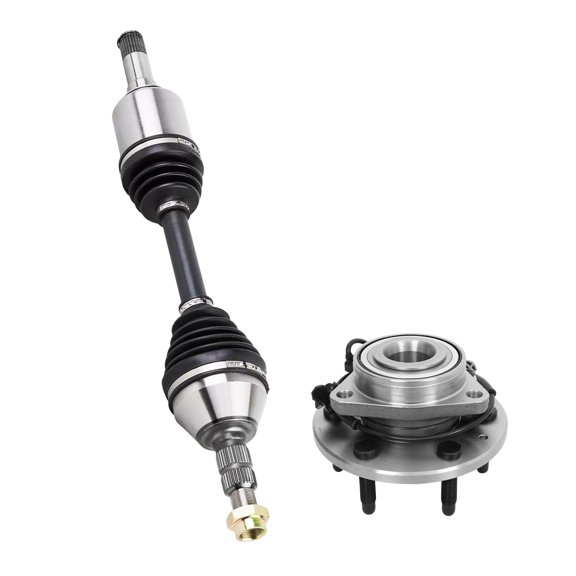 AutoShack Front Left CV Axle Shaft Wheel Hub Bearing Assembly Replacement for 2017 Cadillac XTS AWD, FWD Driver Side 6-Lug 6 HUB010201004