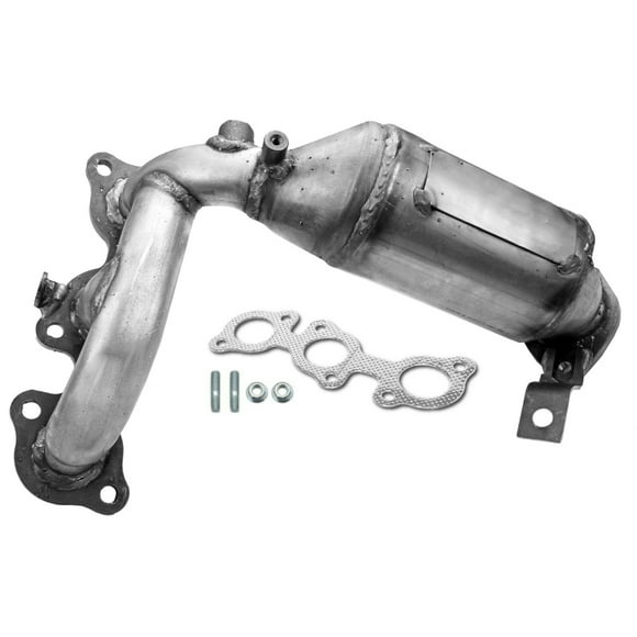 AutoShack Front Exhaust Manifold Catalytic Converter Replacement for 2004-2006 Toyota Sienna 2004-2007 2008 2009 2010 Highlander 2004 2005 2006 Lexus RX330 2006-2008 RX400h 3.3L V6 AWD FWD EMCC26394