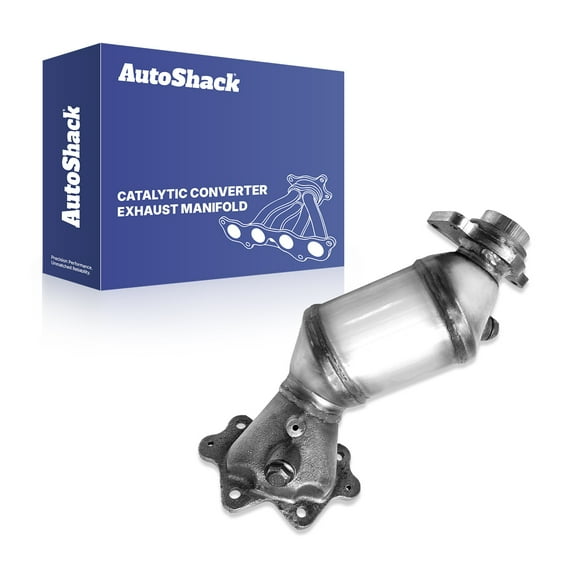AutoShack Exhaust Manifold Catalytic Converter Kit | Replacement for 2006-2011 Honda Civic | 2-PC