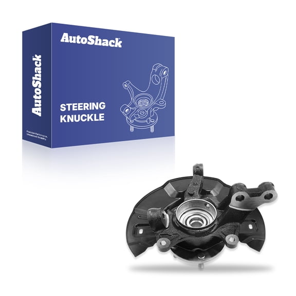 AutoShack Front Loaded Steering Knuckle and Wheel Hub Bearing Assembly - Driver Side for Toyota, Matrix 2009-2013, AWD L4 2.4L - With ABS
