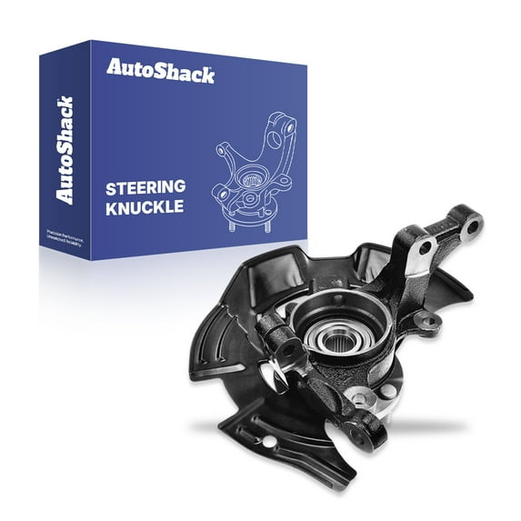 AutoShack Front Loaded Steering Knuckle and Wheel Hub Bearing Assembly - Driver Side for Hyundai, Sonata 2011-2013, FWD L4 2.4L - with ABS