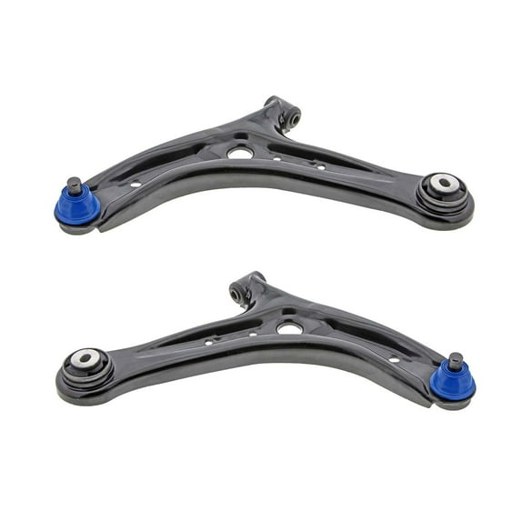AutoShack Front Lower Control Arms and Ball Joint with Bushings for Ford, Fiesta 2011-2019, FWD L3 1.0L L4 1.6L, Pair
