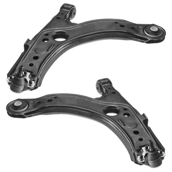 AutoShack Front Lower Control Arms and Ball Joint with Bushings | Replacement for 1998-2010 Volkswagen Beetle 1999-2006 Volkswagen Golf | 2-PC