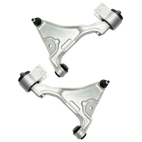 AutoShack Front Lower Control Arms and Ball Joint with Bushings for Buick & Cadillac, Lucerne 2006-2011 DTS 2006-2011, FWD V6 3.8L 3.9L V8 4.6L, Pair