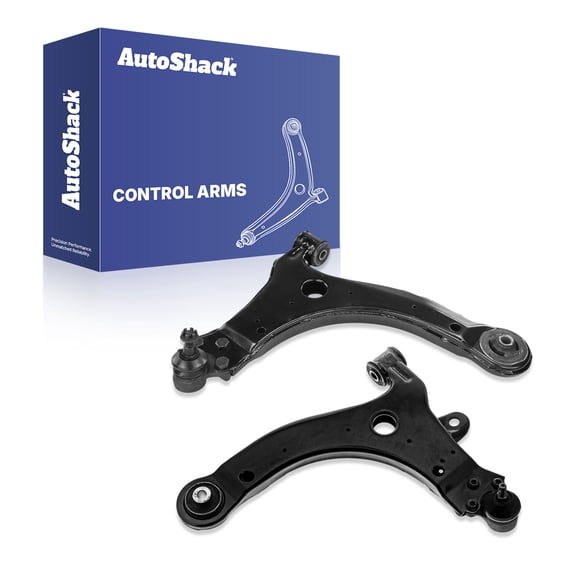 AutoShack Front Lower Control Arms and Ball Joint with Bushings for Chevrolet & Pontiac, Impala 2000-2013 Grand Prix 1997-2008, FWD V6 3.1L 3.4L 3.5L 3.6L 3.8L 3.9L V8 5.3L, Pair