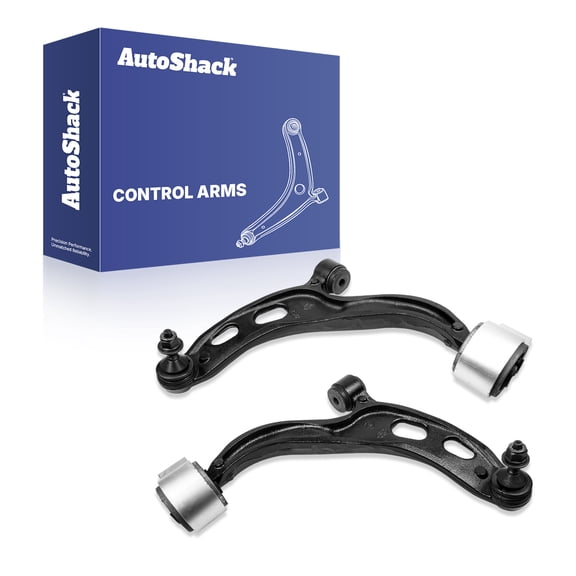 AutoShack Front Lower Control Arms and Ball Joint with Bushings for Ford & Lincoln, Taurus 2010-2012 MKS 2009-2012, FWD AWD V6 3.5L 3.7L, Pair
