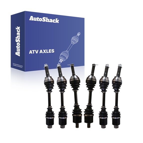 AutoShack Front, Middle & Rear ATV CV Axle Assemblies for Polaris, Sportsman 800 EFI 6x6 Big Boss 2009-2010