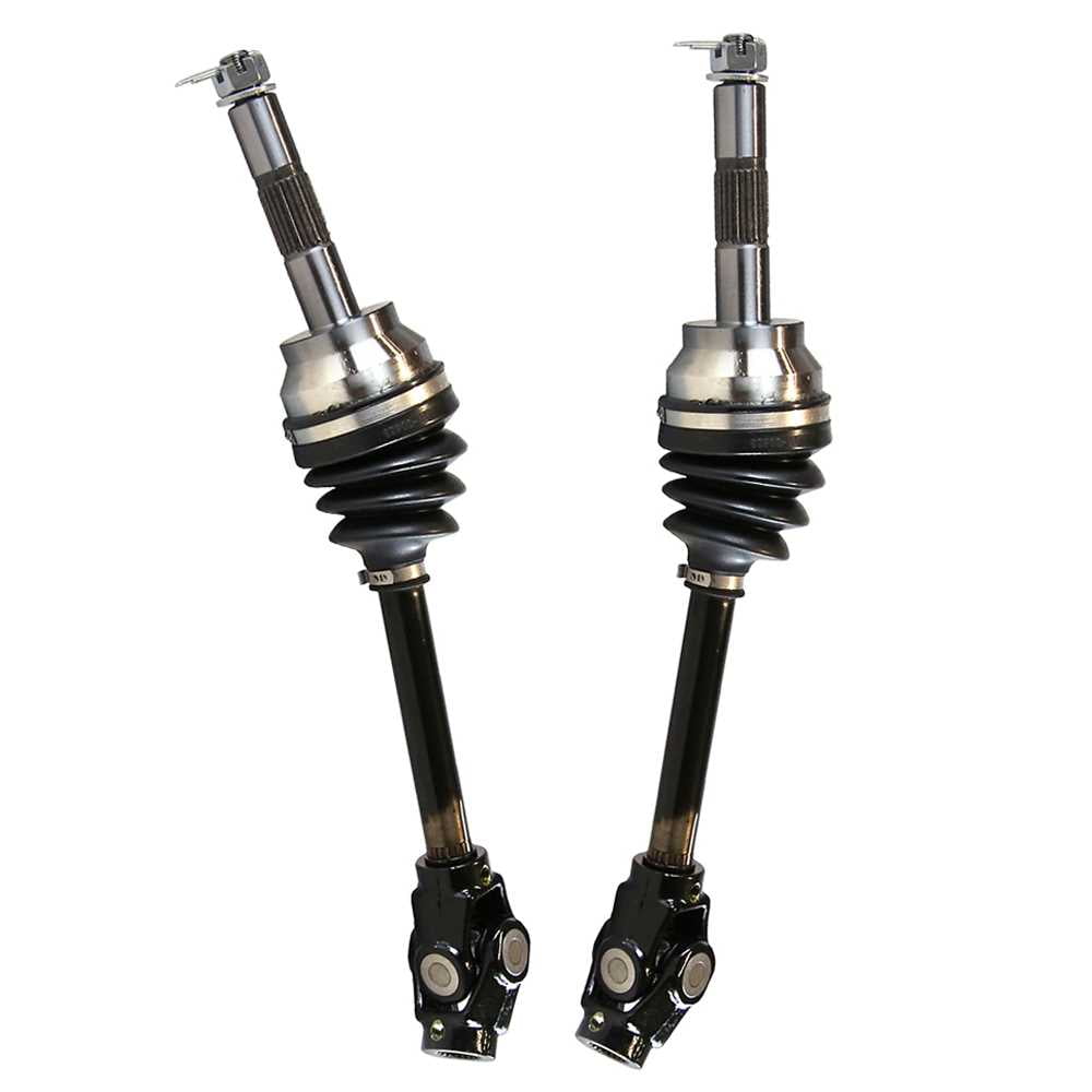 Full CV Axle & Wheel Bearing Set For Yamaha Grizzly 550 & 700 ATV - Front & Rear, Left & Right - Replacement Kit
