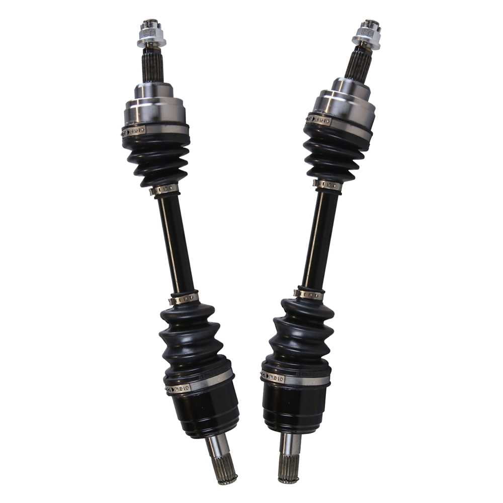 AutoShack Front ATV CV Axle Drive Shafts Assembly Pair of 2 Driver and Passenger Side Replacement for 2000 2001 2002 2003 2004 2005 Honda TRX350FM 4X4 TRX350FE FourTrax Rancher 4x4 ES ADSKHON8007PR