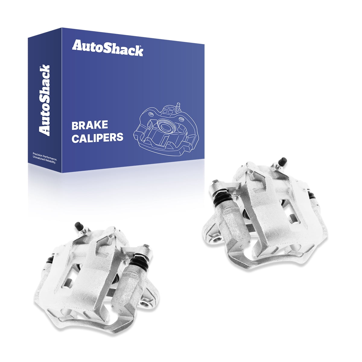 AutoShack Front Brake Calipers for Hyundai & Kia, Accent 2006-2011 Rio 2006-2011, FWD L4 1.6L, Left and Right, Pair