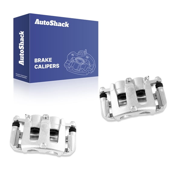 AutoShack Front Brake Calipers with Bracket, Driver & Passenger Side, 2pcs, Compatible with Ford Explorer 2006-2010