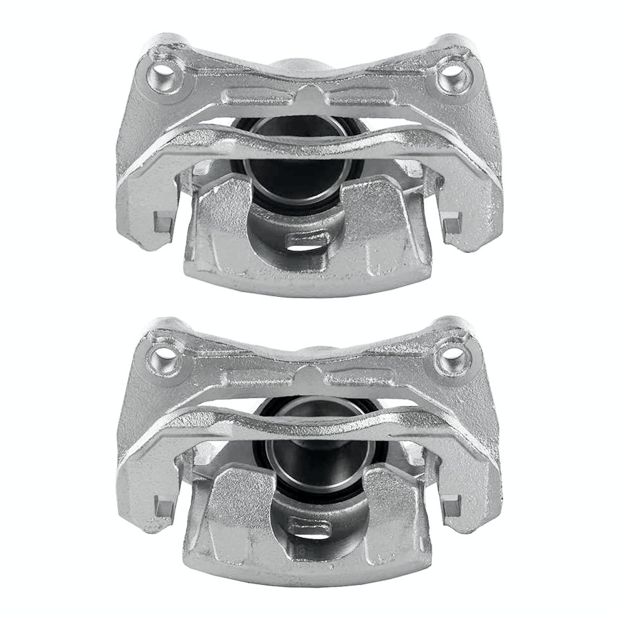 AutoShack Front New Brake Calipers Assembly with Bracket Set of 2