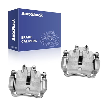 AutoShack Front Brake Calipers for Chevrolet & GMC, Equinox 2010-2017 Terrain 2010-2017 Malibu 2013-2015 Impala 2014-2020, AWD FWD L4 2.0L 2.4L 2.5L V6 3.0L 3.6L, Left and Right, Pair