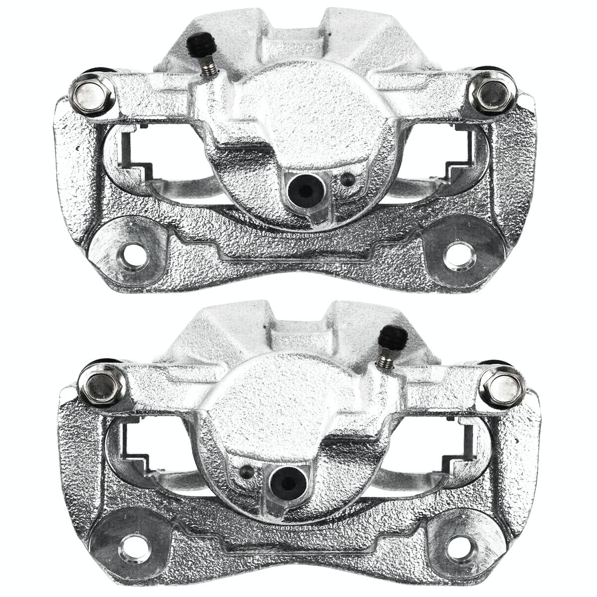 AutoShack Front New Brake Calipers Assembly with Bracket Set of 2
